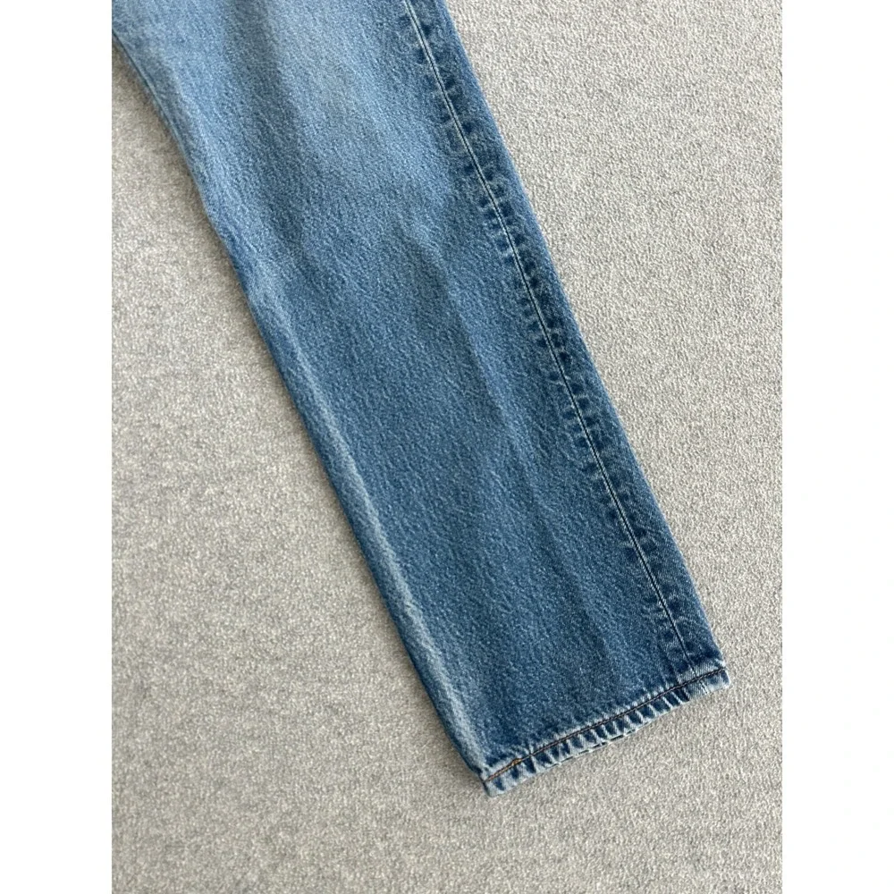 Vintage Levis 501xx Jeans Mens 33x34 Blue Straight Leg Button Fly Made in Mexico